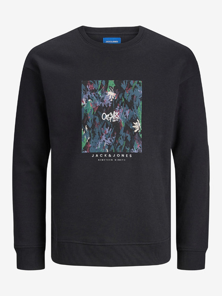 Jack & Jones Černá klučičí mikina Jack & Jones Silver