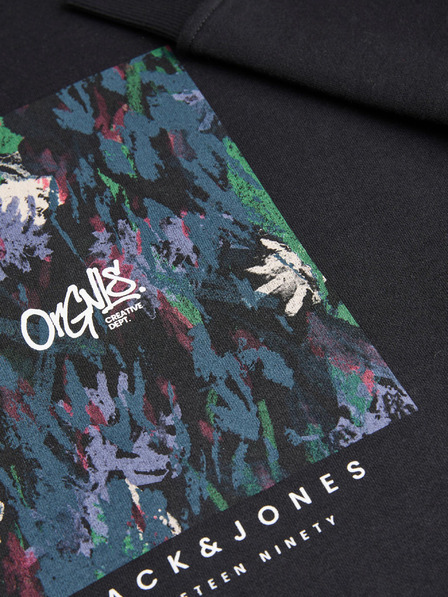 Jack & Jones Černá klučičí mikina Jack & Jones Silver