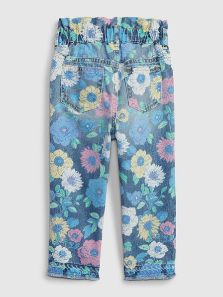 GAP Baby džíny mom floral GAP