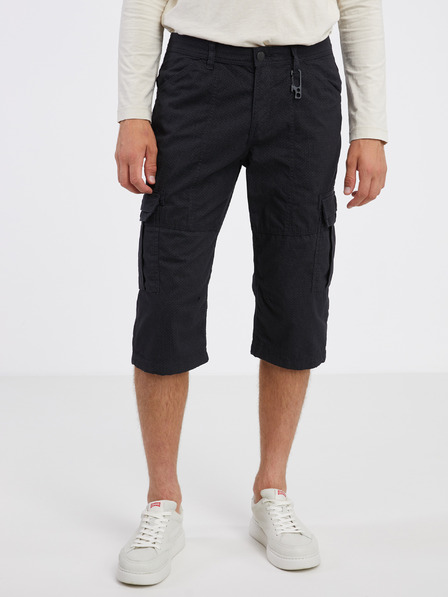 Tom Tailor Černé pánské kraťasy Tom Tailor