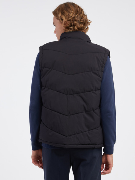 Jack & Jones Černá pánská prošívaná vesta Jack & Jones Vester