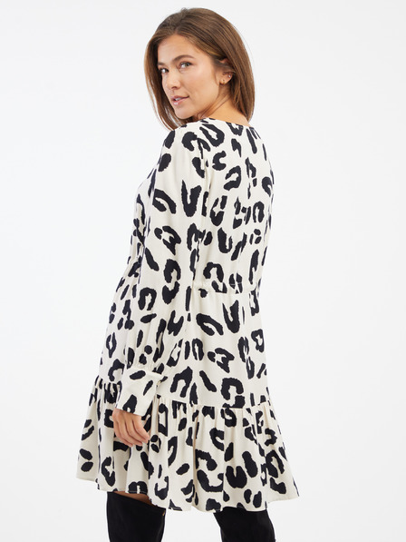 AWARE by VERO MODA Černo-bílé dámské vzorované šaty AWARE by VERO MODA Harlem