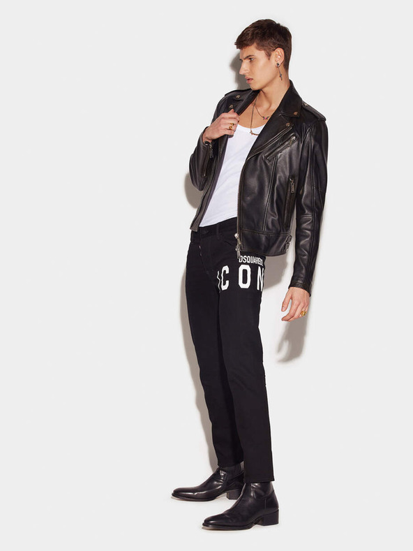 DSQUARED2 Černé pánské kalhoty DSQUARED2