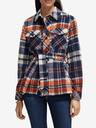 Scotch & Soda Modrý dámský lehký krátký kabát s příměsí vlny Scotch & Soda