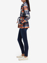 Scotch & Soda Modrý dámský lehký krátký kabát s příměsí vlny Scotch & Soda