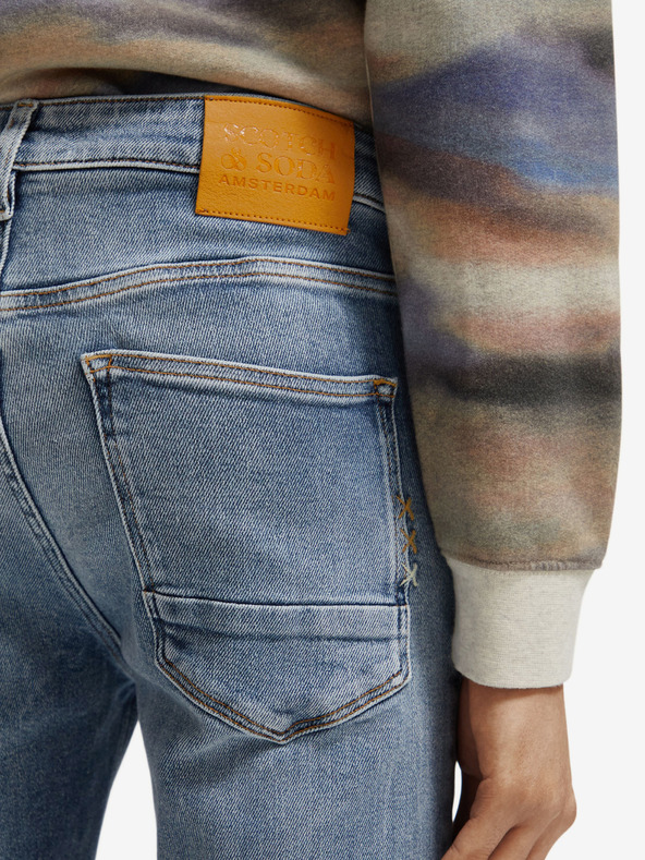 Scotch & Soda Modré dámské slim fit džíny Scotch & Soda