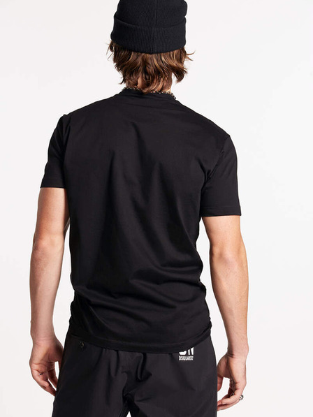 DSQUARED2 Černé pánské tričko DSQUARED2