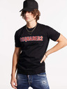 DSQUARED2 Černé pánské tričko DSQUARED2