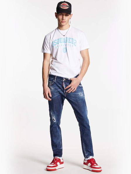 DSQUARED2 Modré pánské slim fit džíny DSQUARED2