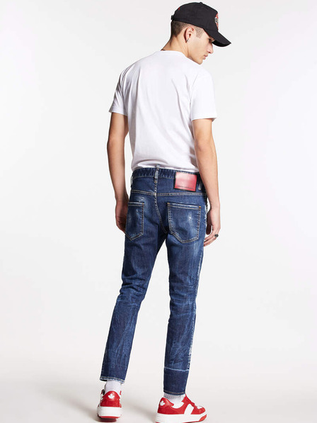 DSQUARED2 Modré pánské slim fit džíny DSQUARED2