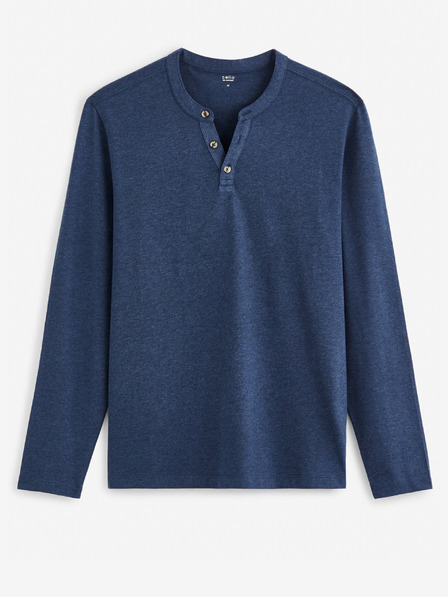 Celio Tmavě modré pánské tričko Celio Fegetiml