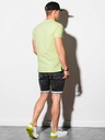 Ombre Clothing Světle zelené pánské basic polo tričko Ombre Clothing