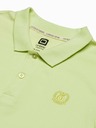 Ombre Clothing Světle zelené pánské basic polo tričko Ombre Clothing