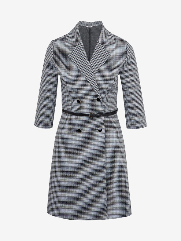 Orsay Bílo-černé dámské vzorované šaty ORSAY