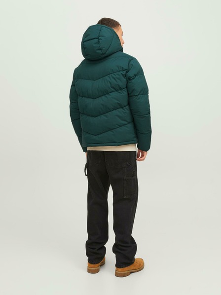 Jack & Jones Petrolejová pánská prošívaná zimní bunda Jack & Jones Vester