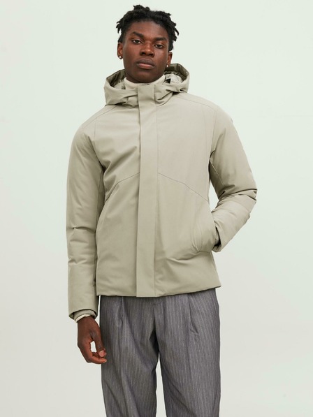 Jack & Jones Béžová pánská zimní bunda Jack & Jones Keen