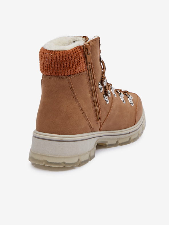 Orsay Hnědé dámské zimní kotníkové boty ORSAY