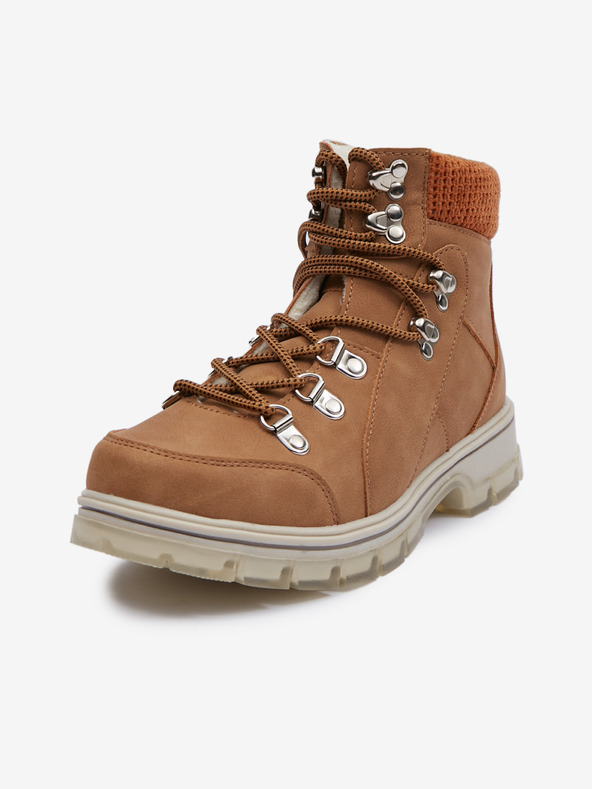 Orsay Hnědé dámské zimní kotníkové boty ORSAY