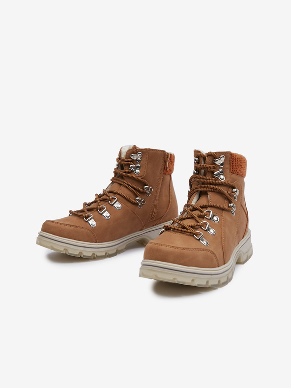 Orsay Hnědé dámské zimní kotníkové boty ORSAY