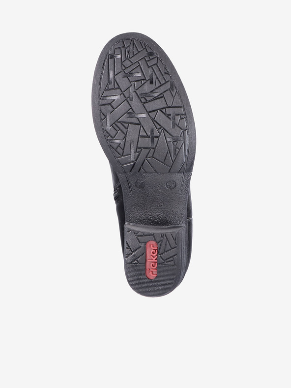 Rieker Černé dámské zateplené kozačky Rieker