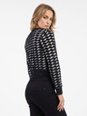 Orsay Bílo-černý dámský vzorovaný kardigan ORSAY