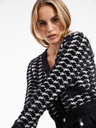Orsay Bílo-černý dámský vzorovaný kardigan ORSAY