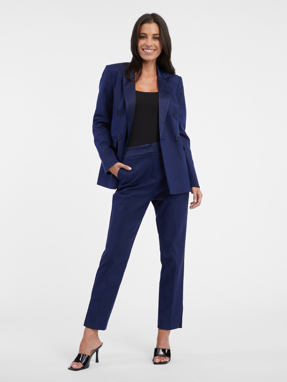 Orsay Tmavě modré dámské sako ORSAY