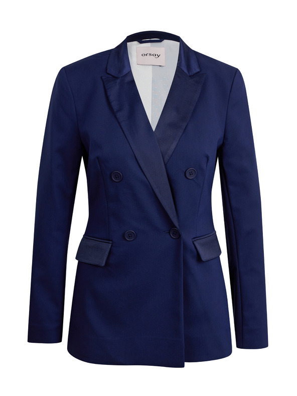 Orsay Tmavě modré dámské sako ORSAY