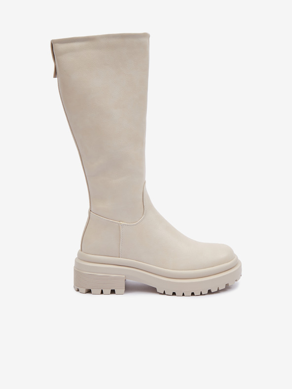 Orsay Krémové dámské kozačky ORSAY