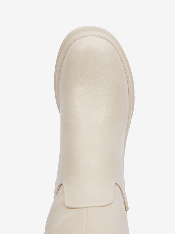 Orsay Krémové dámské kozačky ORSAY