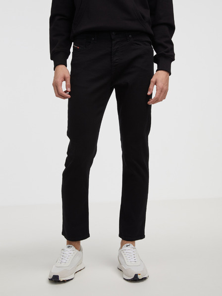 Diesel Černé pánské straight fit džíny Diesel