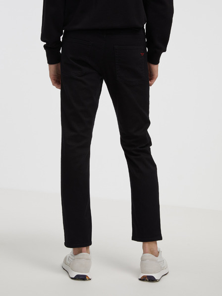 Diesel Černé pánské straight fit džíny Diesel