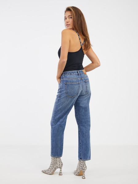 Diesel Tmavě modré dámské straight fit džíny Diesel
