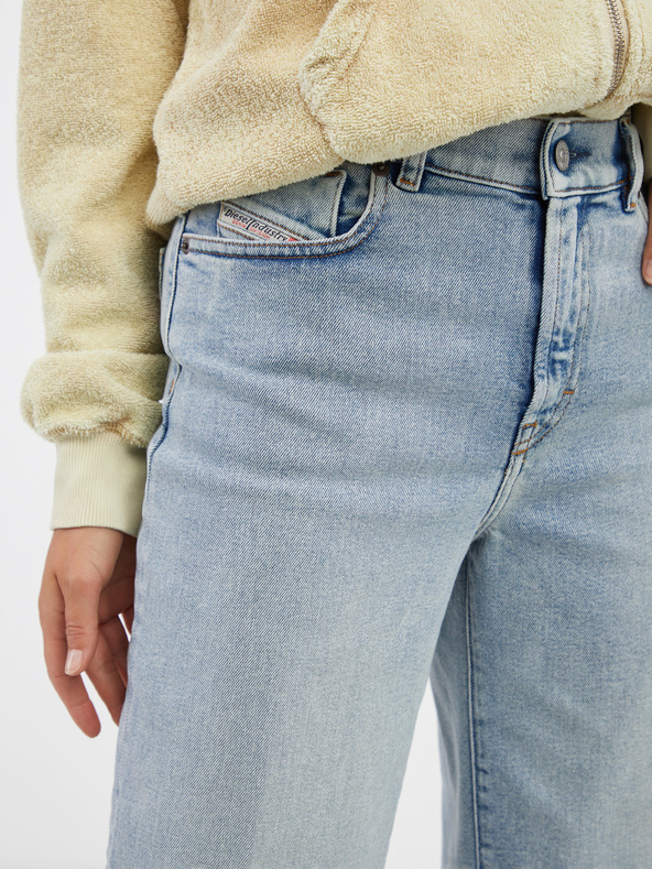 Diesel Světle modré dámské flared fit džíny Diesel