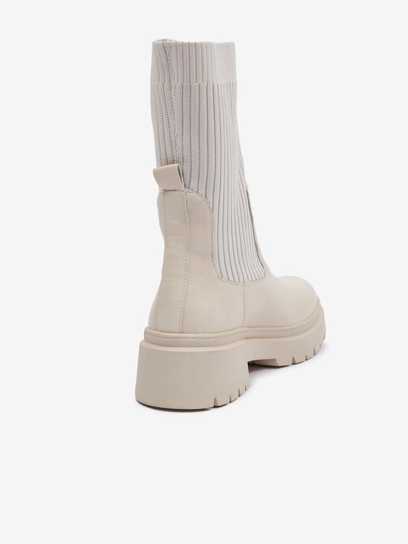 Orsay Béžové dámské zimní kozačky ORSAY