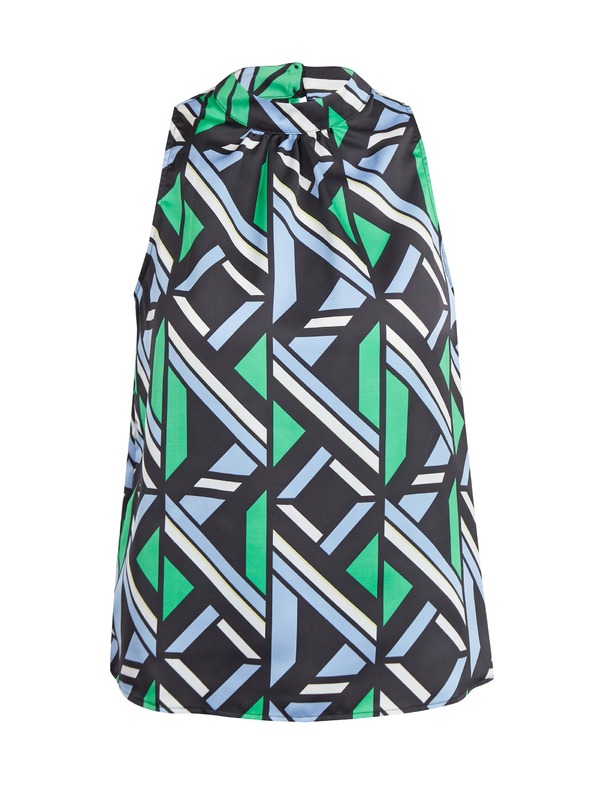 Orsay Černo-zelená dámská vzorovaná halenka ORSAY