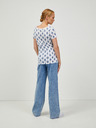 Orsay Modro-bílé vzorované tričko ORSAY