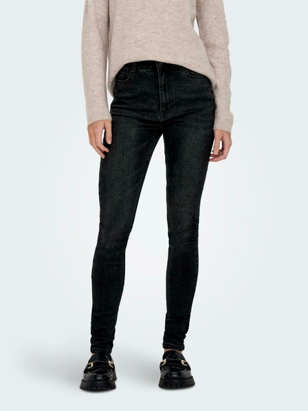 ONLY Černé dámské skinny fit džíny ONLY Luna