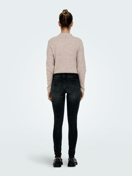 ONLY Černé dámské skinny fit džíny ONLY Luna