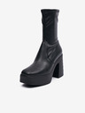 Steve Madden Černé dámské kotníkové boty na podpatku Steve Madden Low Phoenix