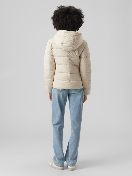 Vero Moda Krémová dámská prošívaná zimní bunda VERO MODA Jessiemie