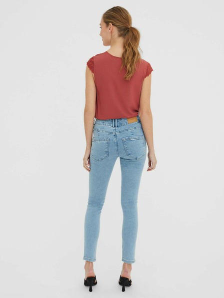 Vero Moda Světle modré skinny fit džíny s potrhaným efektem VERO MODA Sophia