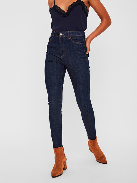 Vero Moda Tmavě modré skinny fit džíny VERO MODA Sophia