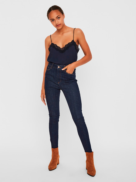 Vero Moda Tmavě modré skinny fit džíny VERO MODA Sophia