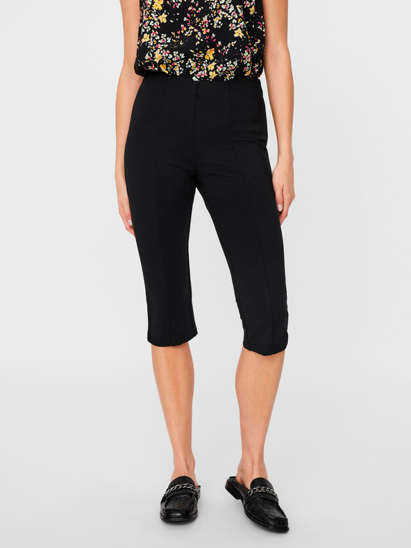 Vero Moda Černé 3/4 kalhoty VERO MODA Lexie