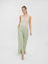 Vero Moda Světle zelené volné kalhoty VERO MODA Josie