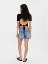 Vero Moda Modré džínové kraťasy VERO MODA Brenda