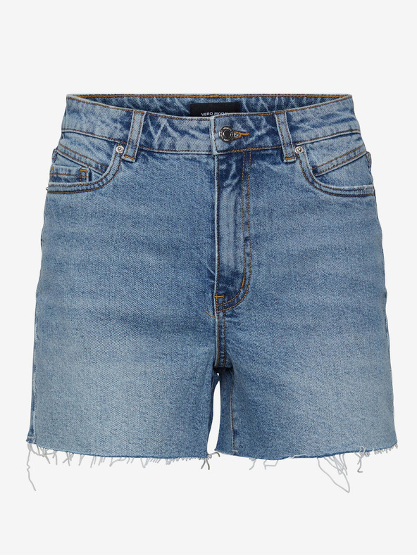 Vero Moda Modré džínové kraťasy VERO MODA Brenda