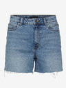 Vero Moda Modré džínové kraťasy VERO MODA Brenda