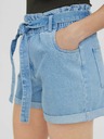 Vero Moda Světle modré džínové kraťasy se zavazováním VERO MODA Tamira